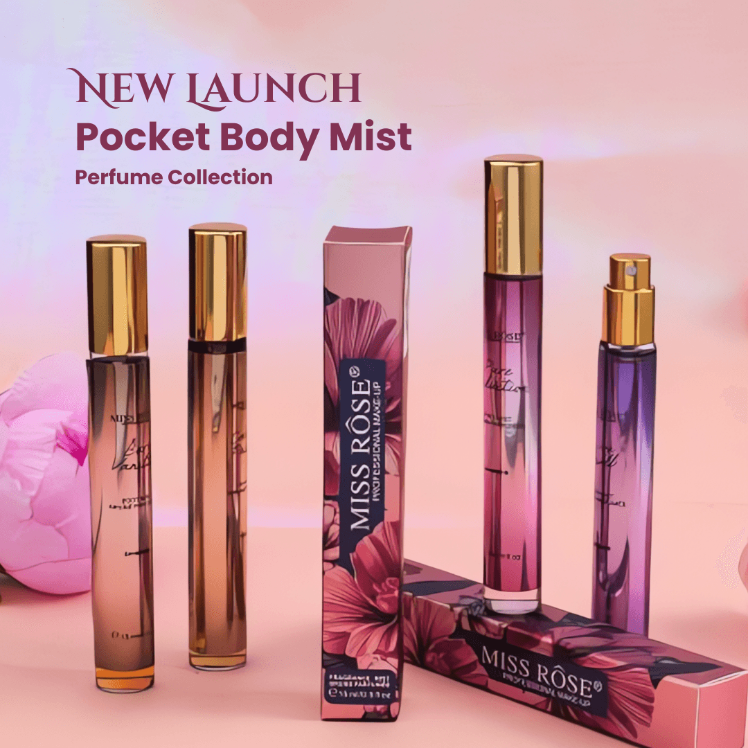 Miss Rose 4-piece mini body mist collection gift set — buy online in Pakistan at Cosmia.pk