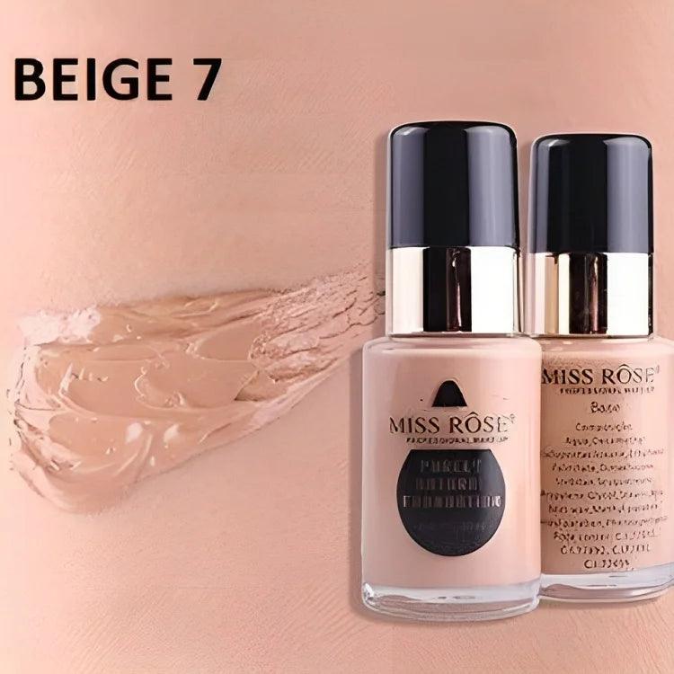 Miss Rose Waterproof Moisturizing Oil Free Full Coverage Foundation - 30ml - Buy Online in Pakistan at Cosmia.pk