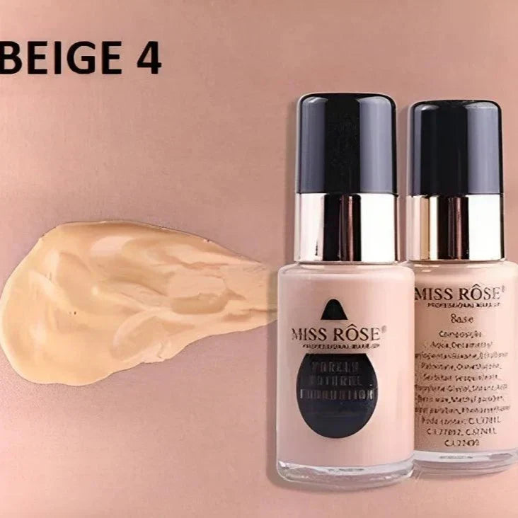 Miss Rose Waterproof Moisturizing Oil Free Full Coverage Foundation - 30ml - Buy Online in Pakistan at Cosmia.pk