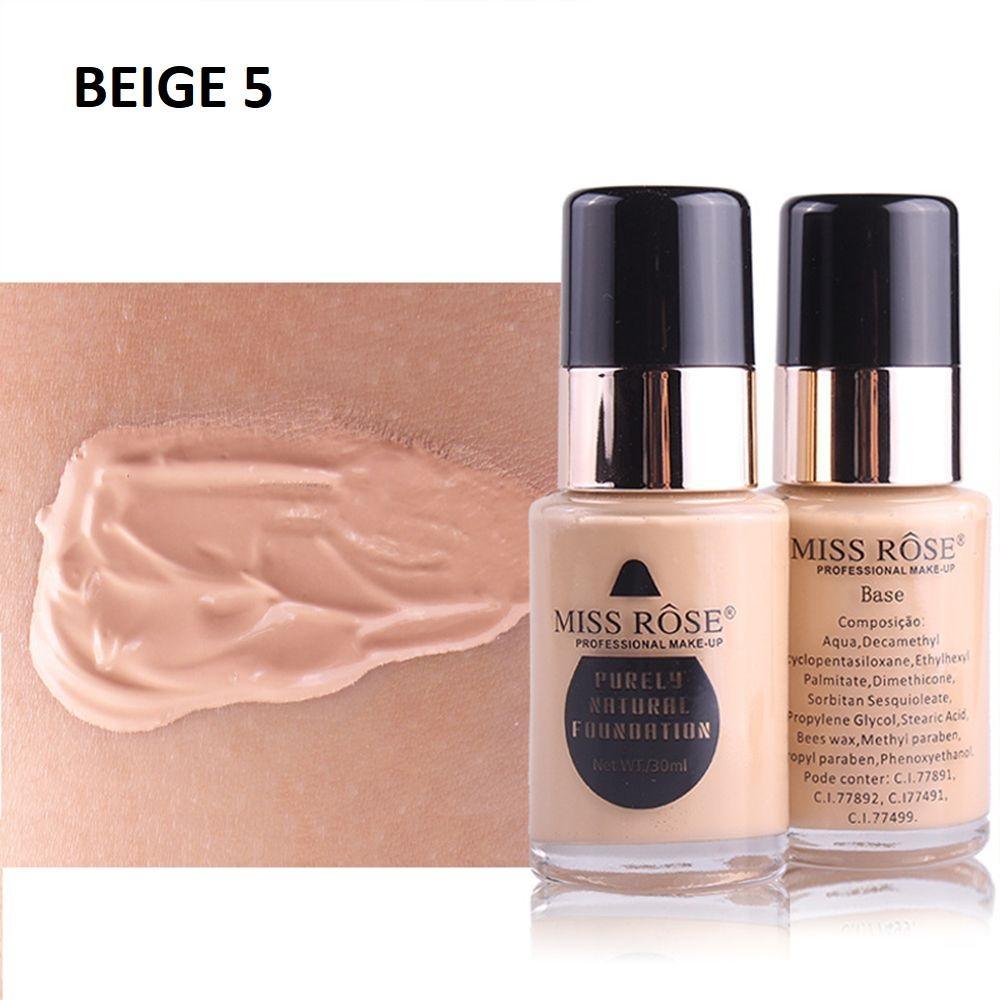 Miss Rose Waterproof Moisturizing Oil Free Full Coverage Foundation - 30ml - Buy Online in Pakistan at Cosmia.pk
