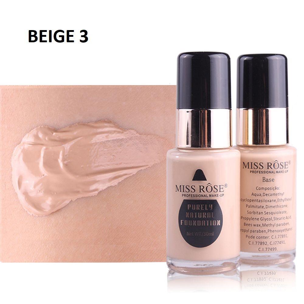 Miss Rose Waterproof Moisturizing Oil Free Full Coverage Foundation - 30ml - Buy Online in Pakistan at Cosmia.pk