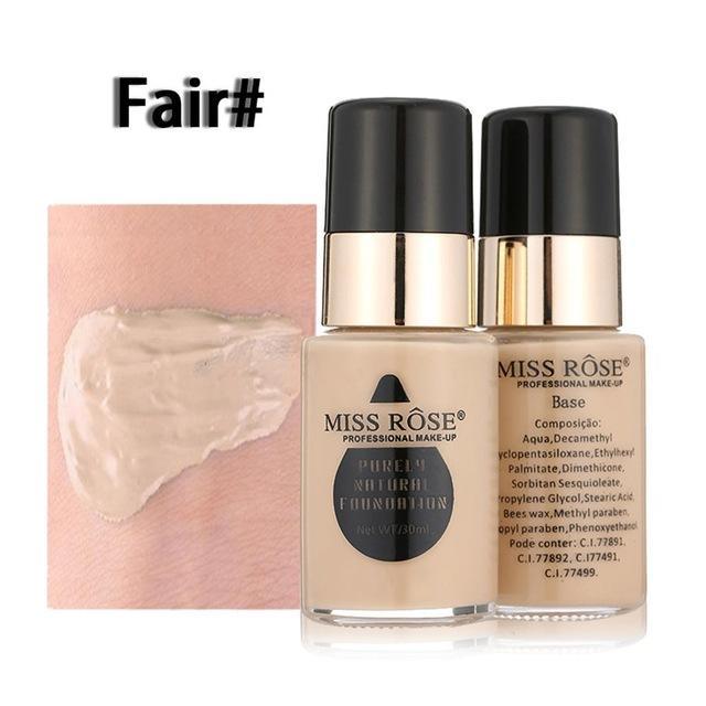 Miss Rose Waterproof Moisturizing Oil Free Full Coverage Foundation - 30ml - Buy Online in Pakistan at Cosmia.pk