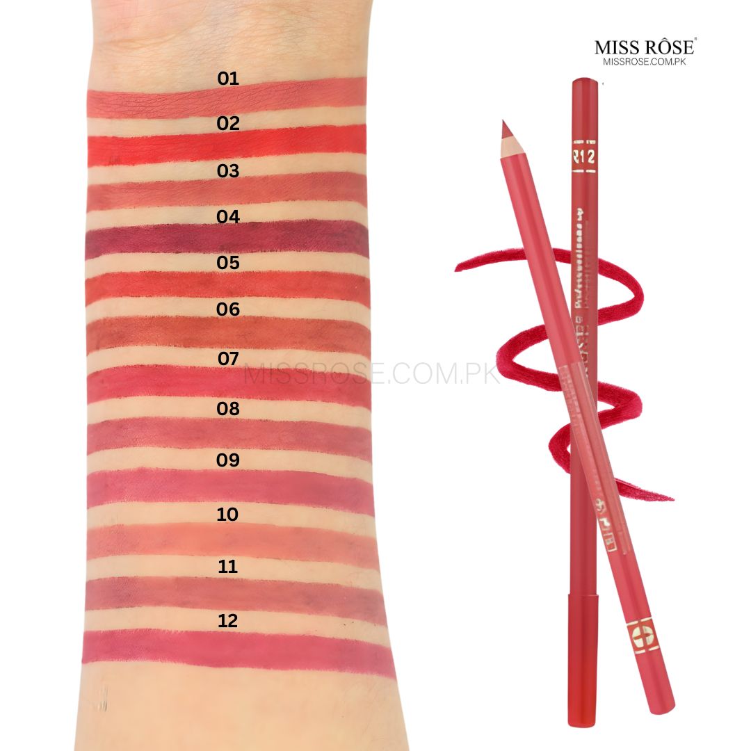 Miss Rose Waterproof Lip Liner Pencil — buy online in Pakistan at Cosmia.pk