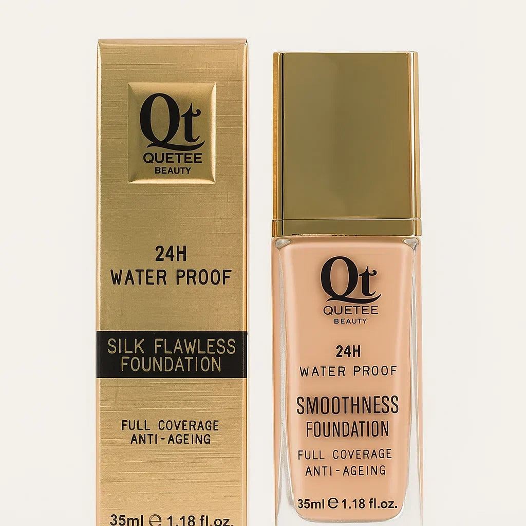 Quetee Beauty Flawless Foundation Anti Ageing - 35ml - Buy Online in Pakistan at Cosmia.pk