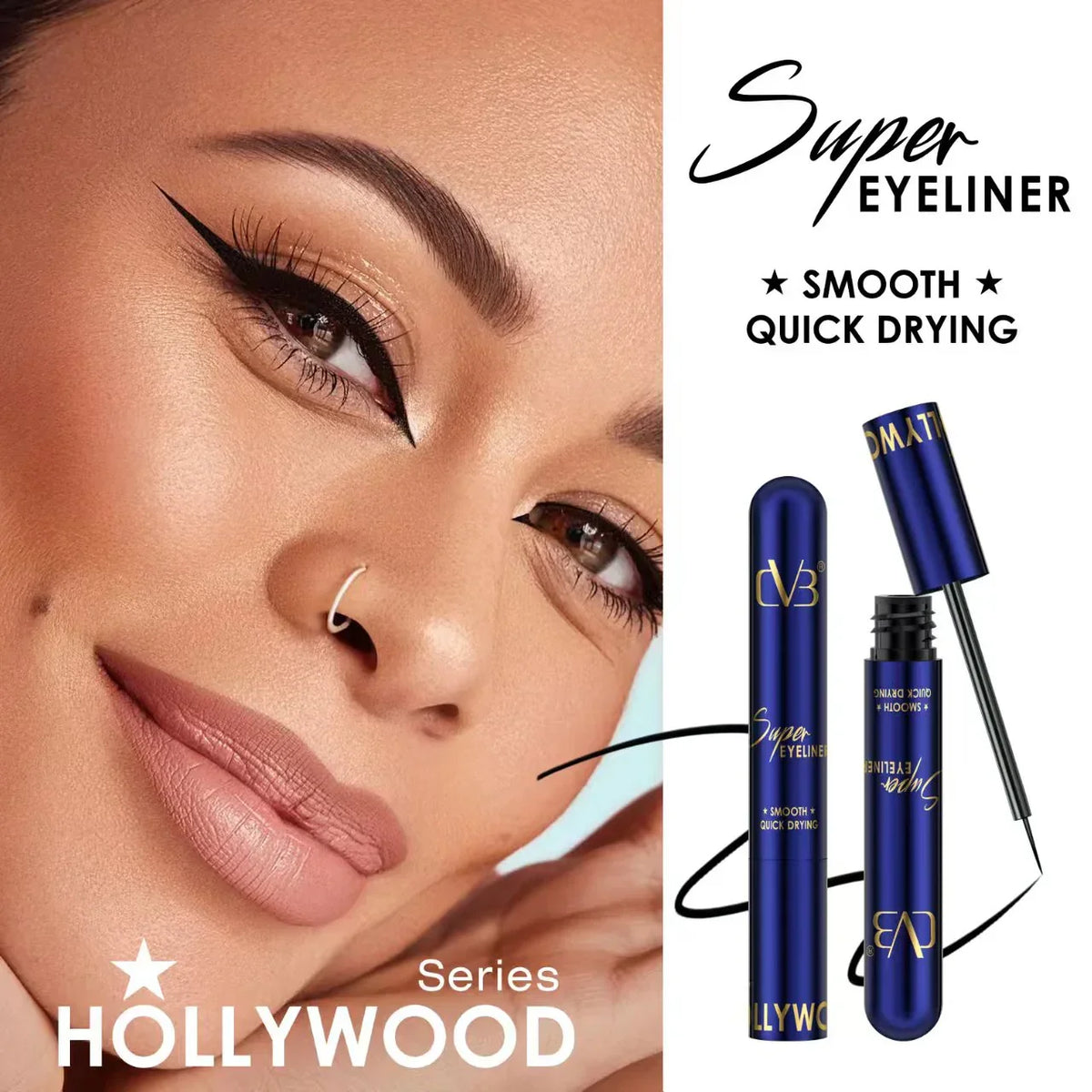 CVB Super Eyeliner Smooth Quick Drying - 8ml - Buy Online in Pakistan at Cosmia.pk