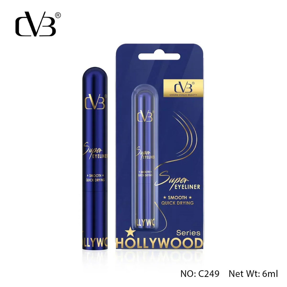 CVB Super Eyeliner Smooth Quick Drying - 8ml - Buy Online in Pakistan at Cosmia.pk