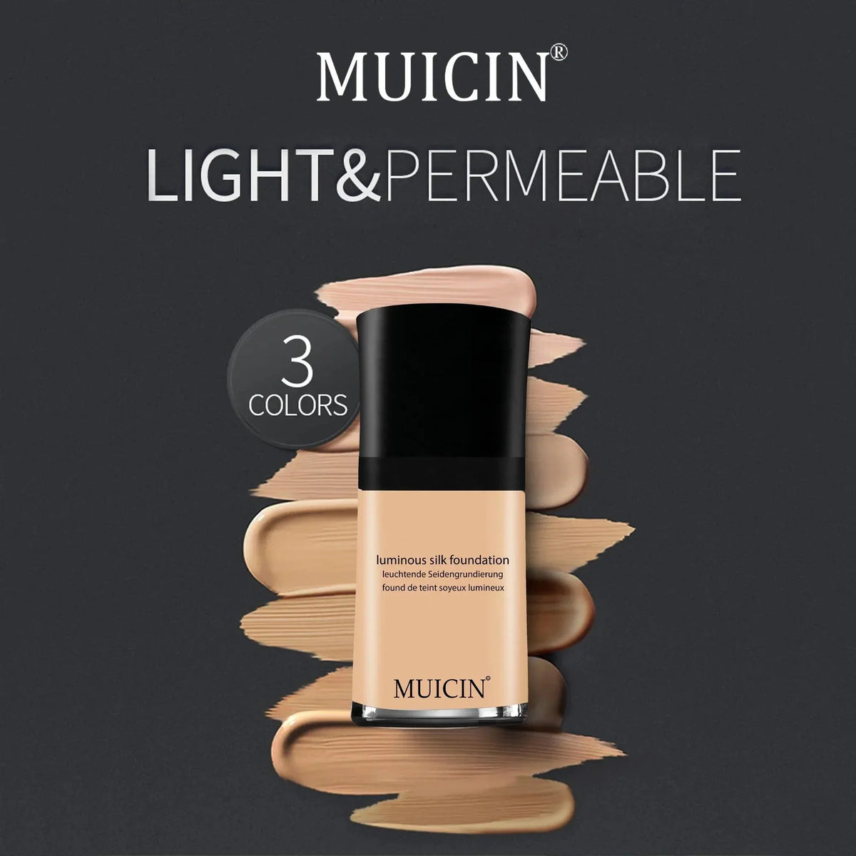 Muicin Luminous Silk Foundation - 40ml - Buy Online in Pakistan at Cosmia.pk