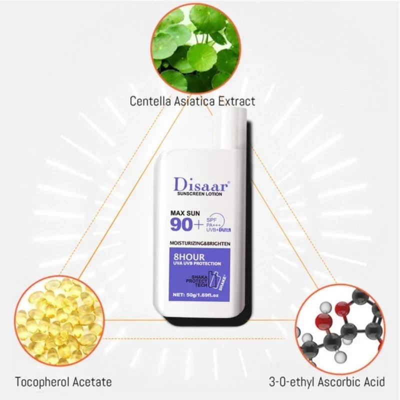 Disaar Whitening Sunblock SPF 90 – Skin Protective Sunscreen Lotion - Buy Online in Pakistan at Cosmia.pk