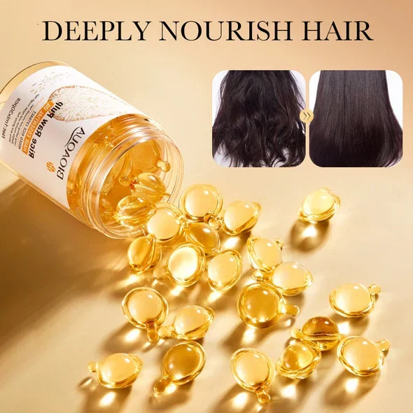 BIOAQUA Rice Raw Pulp Hair Essential Oil - Buy Online in Pakistan at Cosmia.pk