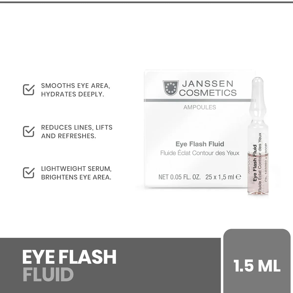 Janssen - Eye Flash Fluid 1.5ml - Buy Online in Pakistan at Cosmia.pk