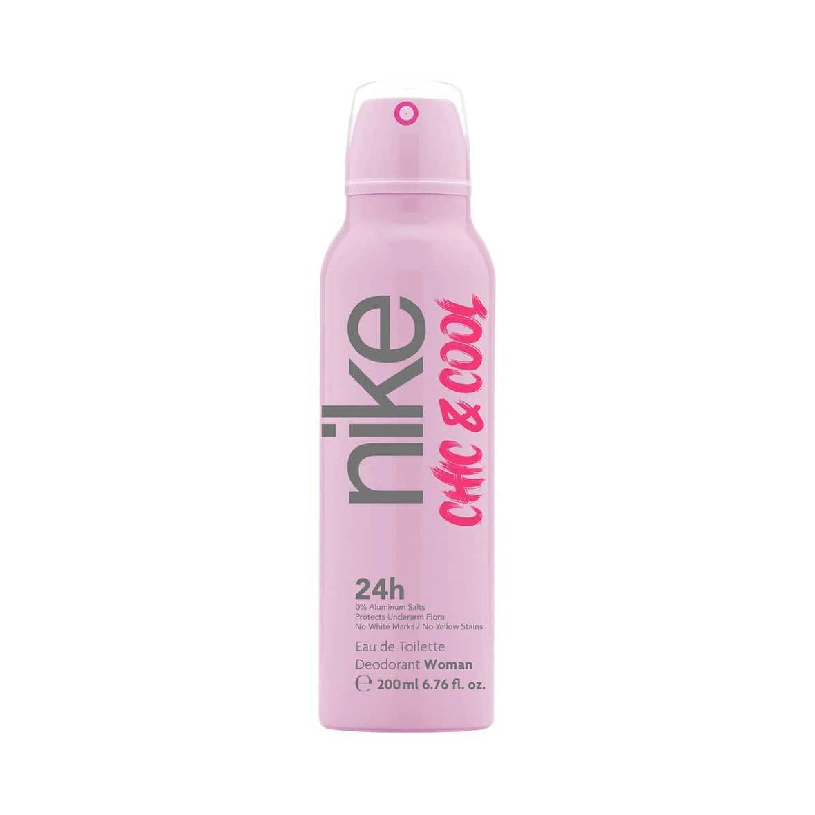 Nike Chic & Cool deodorant 200ml — 24H EDT deodorant spray for women online in Pakistan