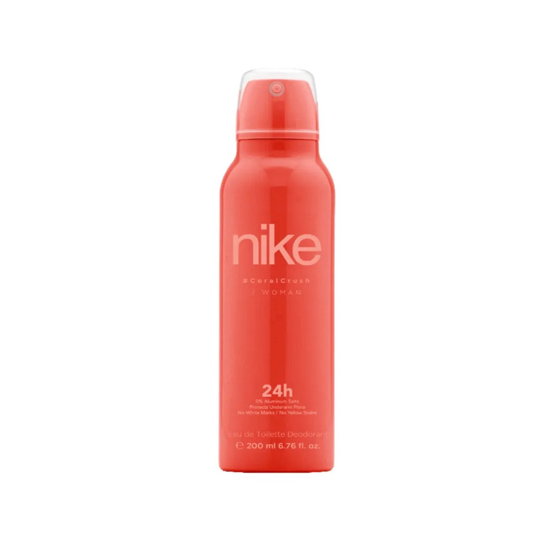 Nike Coral Crush deodorant 200ml — 24H EDT deodorant spray for women online in Pakistan