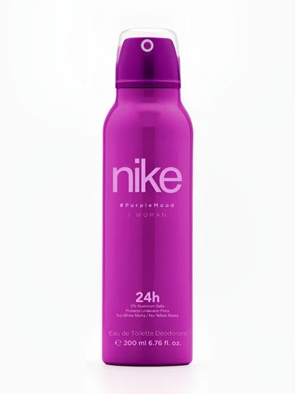 Nike Purple Mood deodorant 200ml — 24H EDT deodorant spray for women online in Pakistan