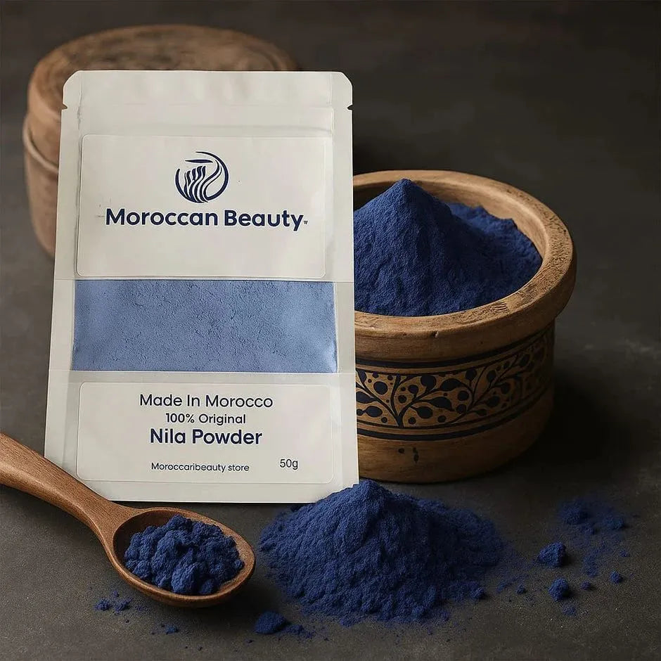 Moroccan Beauty Nila Blue Powder – 50g - Buy Online in Pakistan at Cosmia.pk