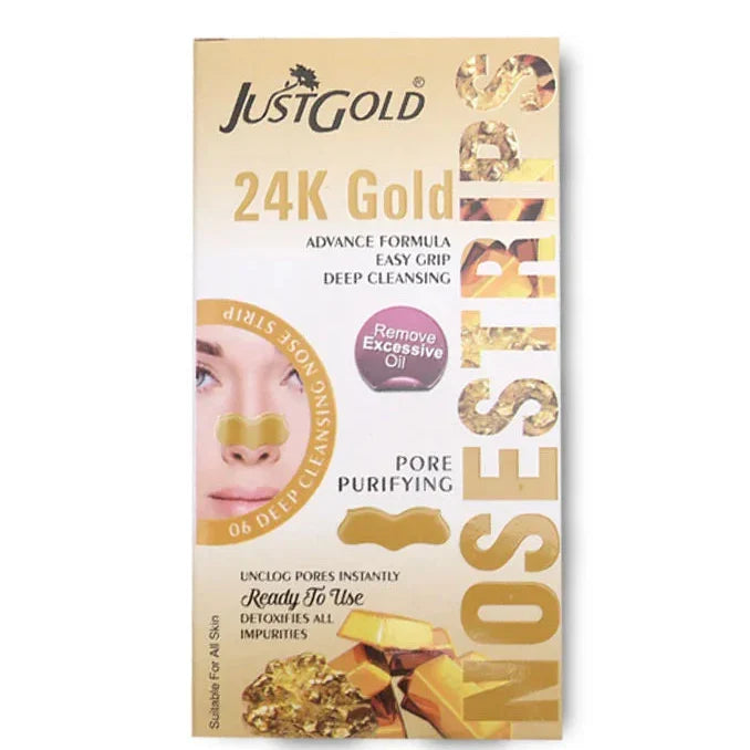 Just Gold Nose Wax Strips 24k Gold - Buy Online in Pakistan at Cosmia.pk