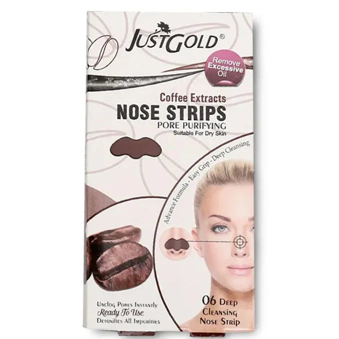 Just Gold Nose Wax Strips Coffee Extracts - Buy Online in Pakistan at Cosmia.pk