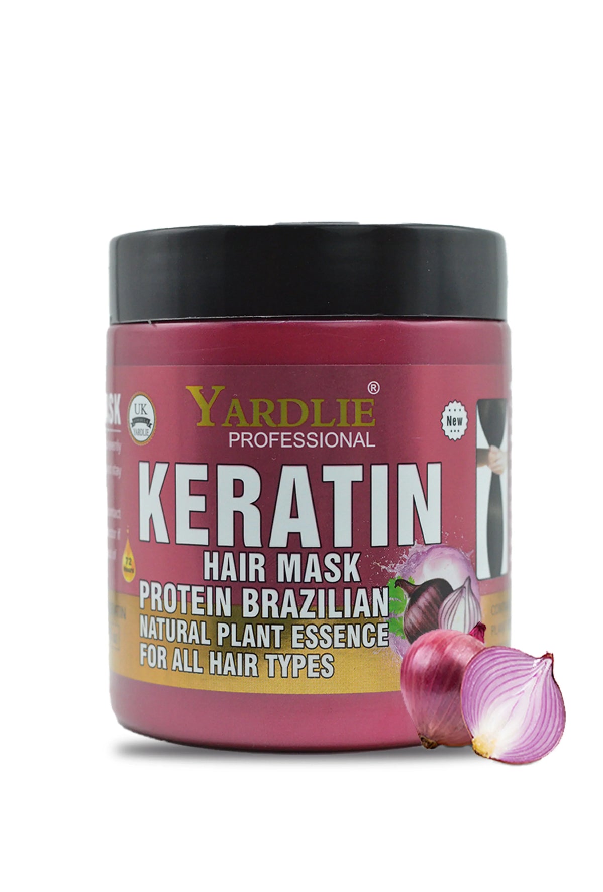 Yardlie Professional Onion Keratin Hair Mask - 500ml For All Hair - Buy Online in Pakistan at Cosmia.pk