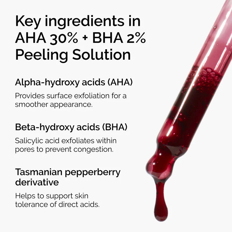 The Ordinary AHA 30% + BHA 2% Peeling Solution - 30ml - Buy Online in Pakistan at Cosmia.pk