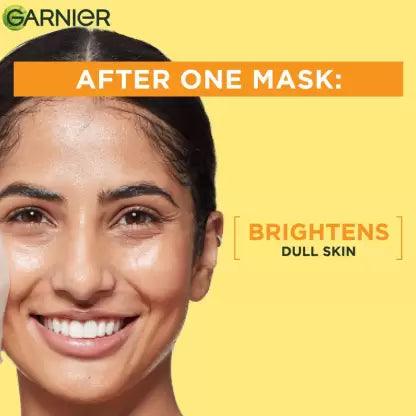Garnier Skin Active Bright Vitamin C Complete Face Mask - 28g - Buy Online in Pakistan at Cosmia.pk