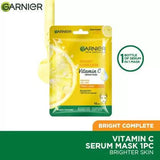 Garnier Skin Active Bright Vitamin C Complete Face Mask - 28g - Buy Online in Pakistan at Cosmia.pk
