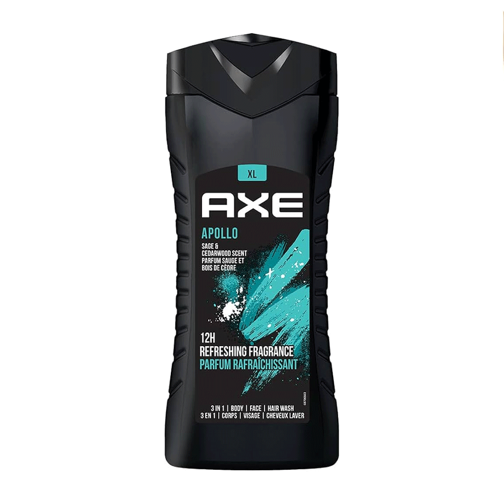 Axe Apollo Xl 3in1 Shower Gel 400ml - Buy Online in Pakistan at Cosmia.pk