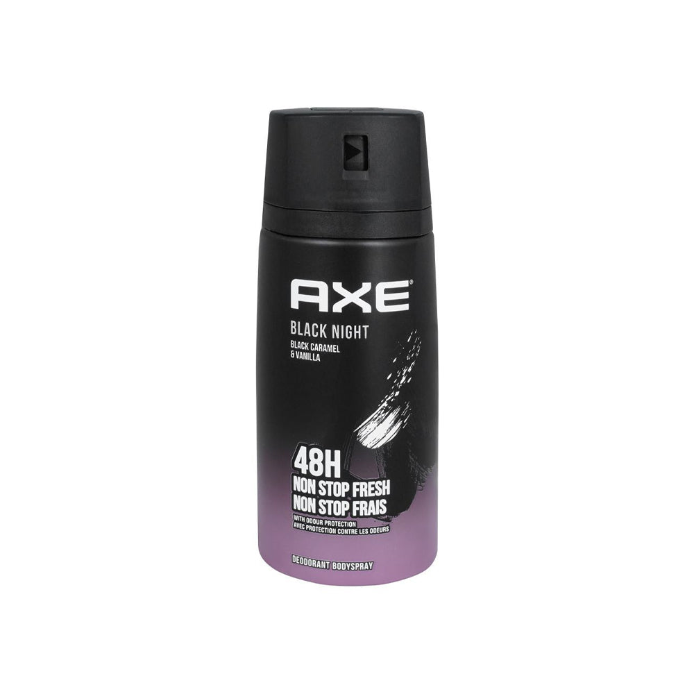 Axe Black Night Black Caramel & Vanilla Body Spray 150ml - Buy Online in Pakistan at Cosmia.pk