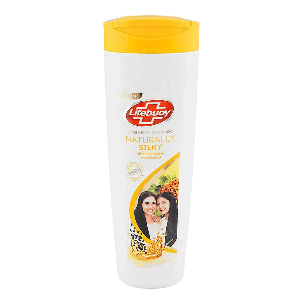 Lifebuoy Naturally Silk+Methi Dana And Kalonji Shampoo 370ml - Buy Online in Pakistan at Cosmia.pk