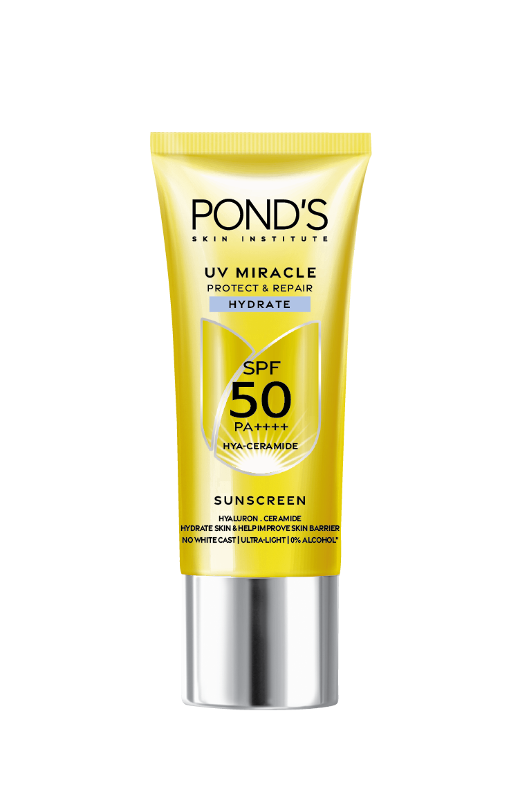 Ponds UV Miracle Hydrate Spf 50 Sunscreen 50g - Buy Online in Pakistan at Cosmia.pk