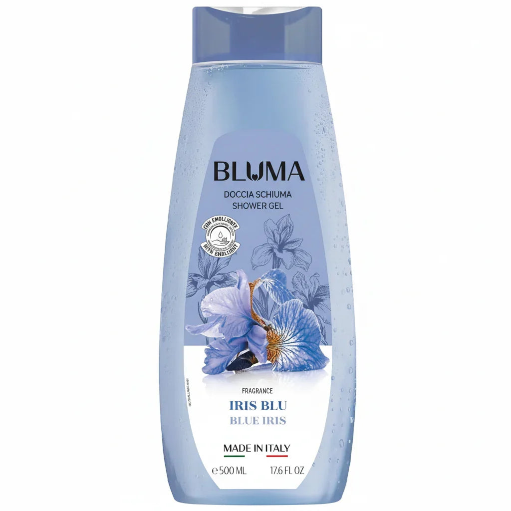 Bluma Blue Iris Shower Gel - 500ml - Buy Online in Pakistan at Cosmia.pk