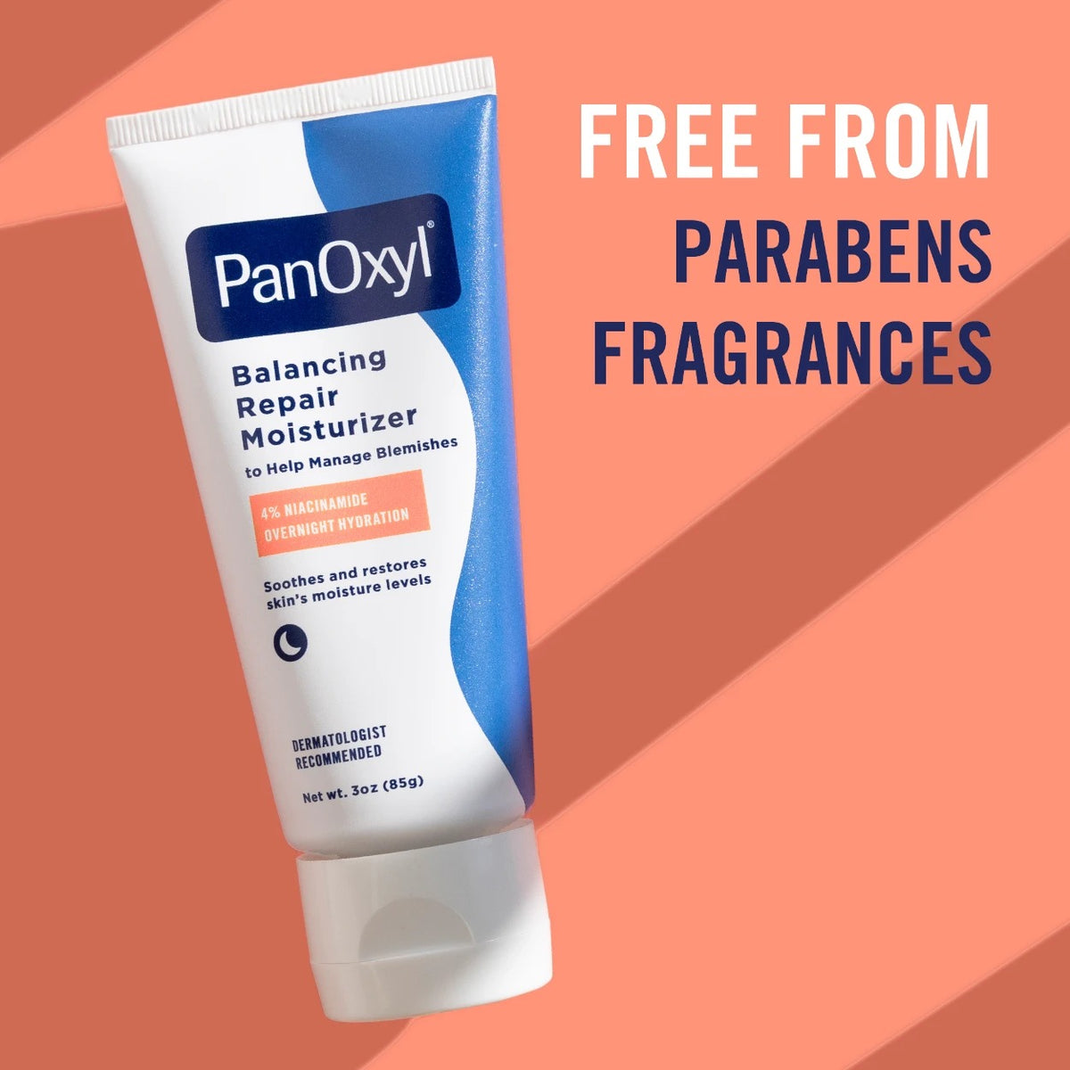 PanOxyl PM Balancing Repair Moisturizer with Niacinamide 85g – overnight hydration