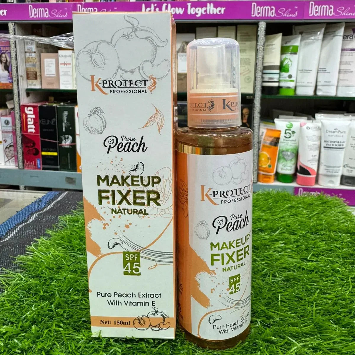 K-Protect professional Peach Makeup Fixer 150ml - Buy Online in Pakistan at Cosmia.pk
