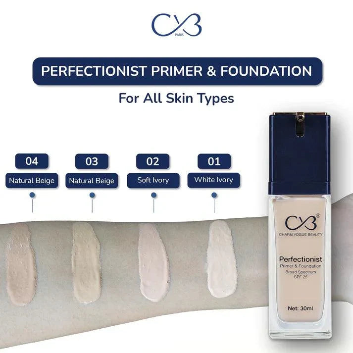 Cvb Paris Foundation Primer - 30ml - Buy Online in Pakistan at Cosmia.pk