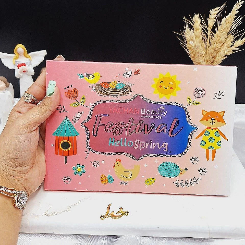 Yachan Beauty Festival Hello Spring Eyeshadow Palette (54 Colors) - Buy Online in Pakistan at Cosmia.pk