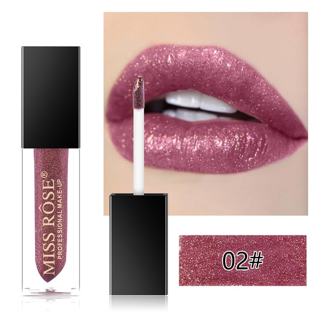 Miss Rose Diamond Glitter Lip Topper - Buy Online in Pakistan at Cosmia.pk