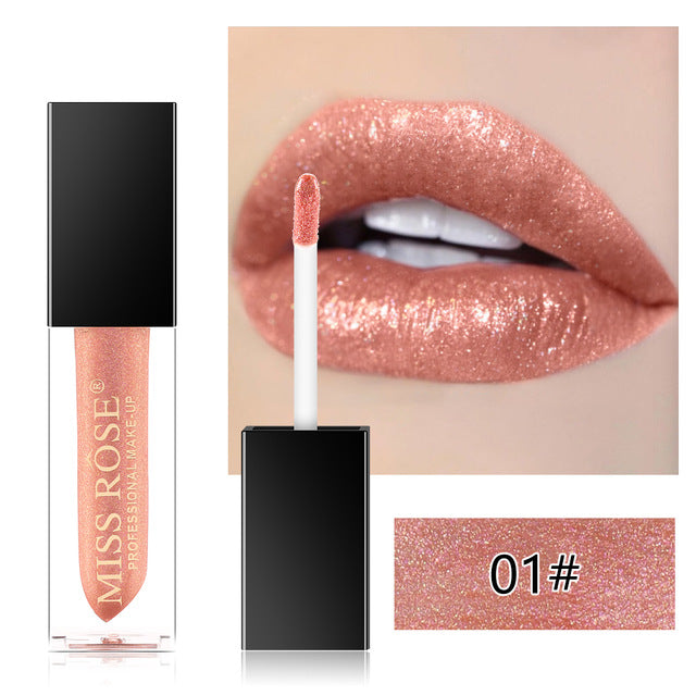 Miss Rose Diamond Glitter Lip Topper - Buy Online in Pakistan at Cosmia.pk