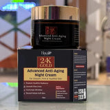 Haya by Rabi 24K Gold Advanced Anti-Aging Night Cream- 40gm - Buy Online in Pakistan at Cosmia.pk