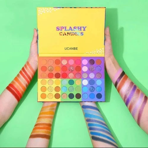 UCANBE 54 Colors Splashy Candies Eyeshadow Palette - Buy Online in Pakistan at Cosmia.pk