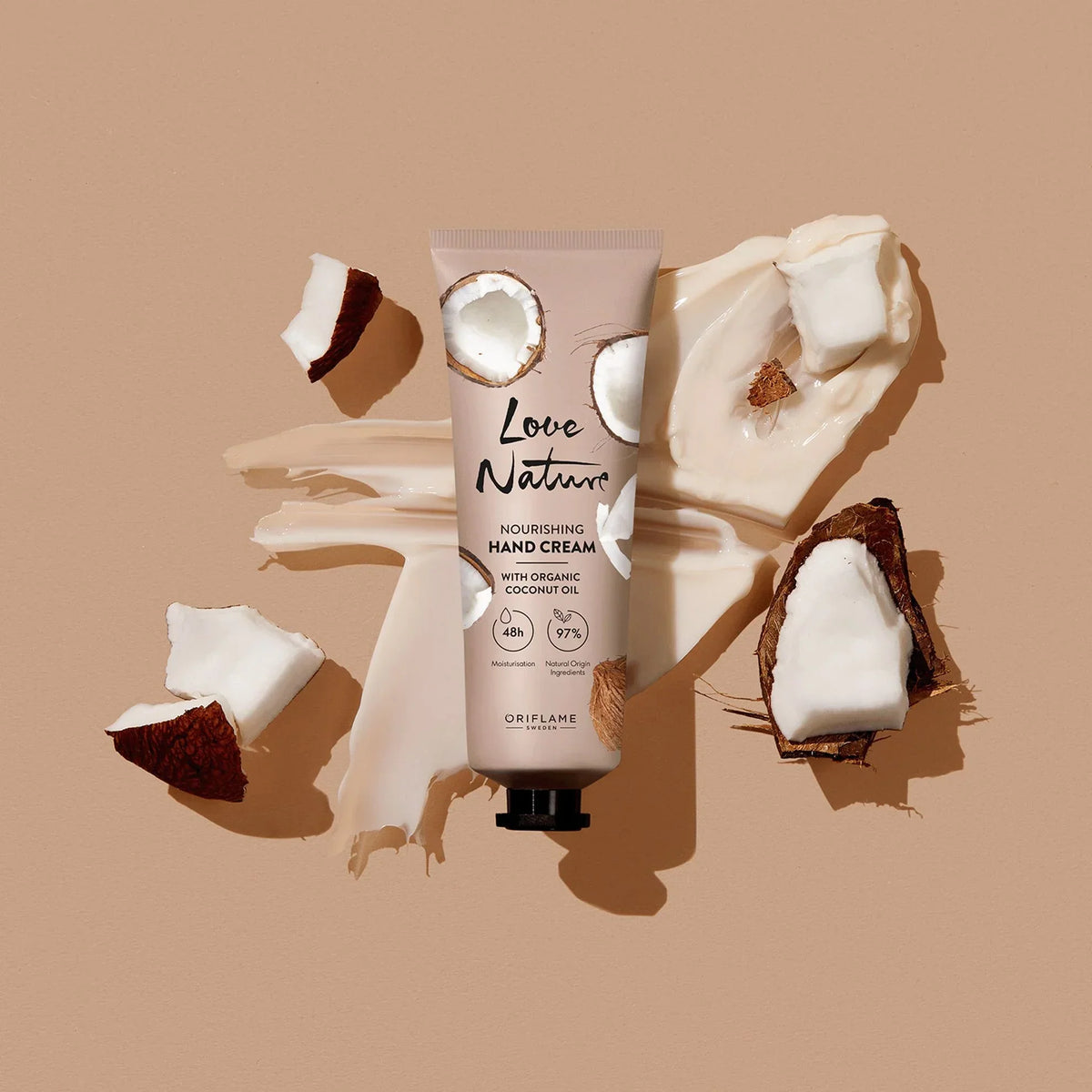 Oriflame Nourishing Hand Cream with Organic Coconut Oil - Buy Online in Pakistan at Cosmia.pk