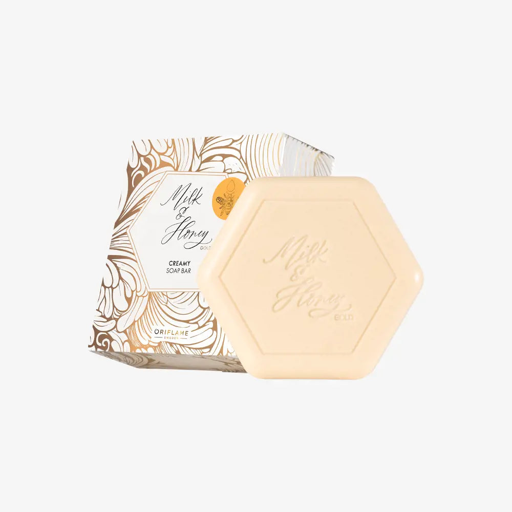 Oriflame Milk And Honey Gold Creamy Soap Bar - 90g - Buy Online in Pakistan at Cosmia.pk