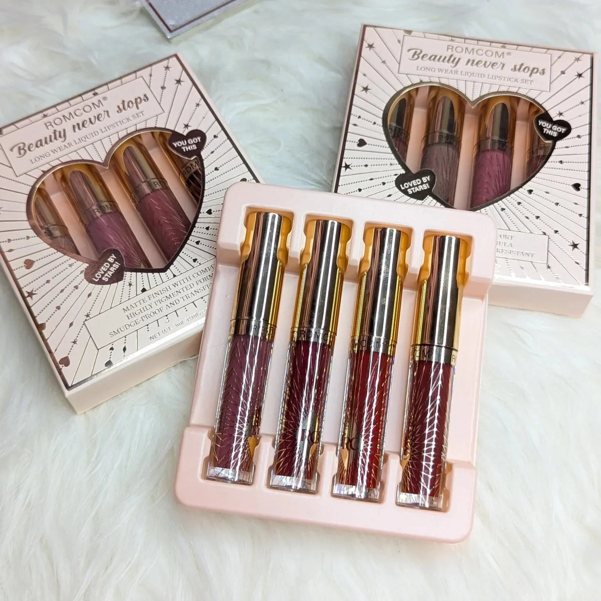 Romcom Beauty Never Stops Long Wear Liquid Lipstick Pack - Buy Online in Pakistan at Cosmia.pk