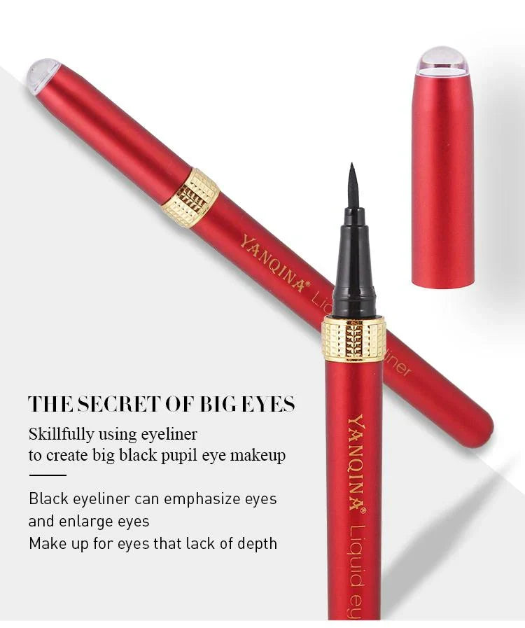 YANQINA Eyeliner Waterproof Liquid Eyeliner Beauty Cat Style - Buy Online in Pakistan at Cosmia.pk
