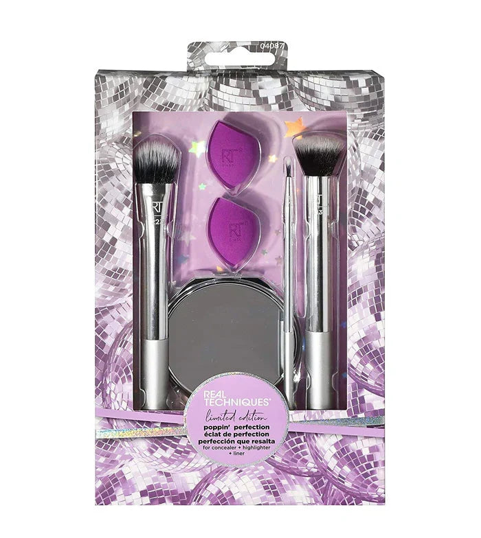Real Techniques-Limited Edition Poppin' Perfection Brush Set - Buy Online in Pakistan at Cosmia.pk