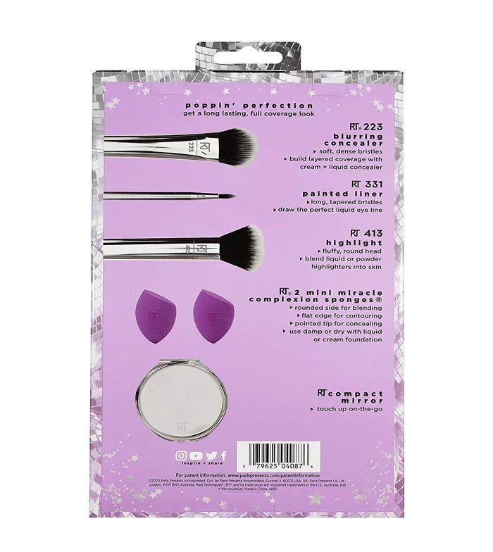 Real Techniques-Limited Edition Poppin' Perfection Brush Set - Buy Online in Pakistan at Cosmia.pk