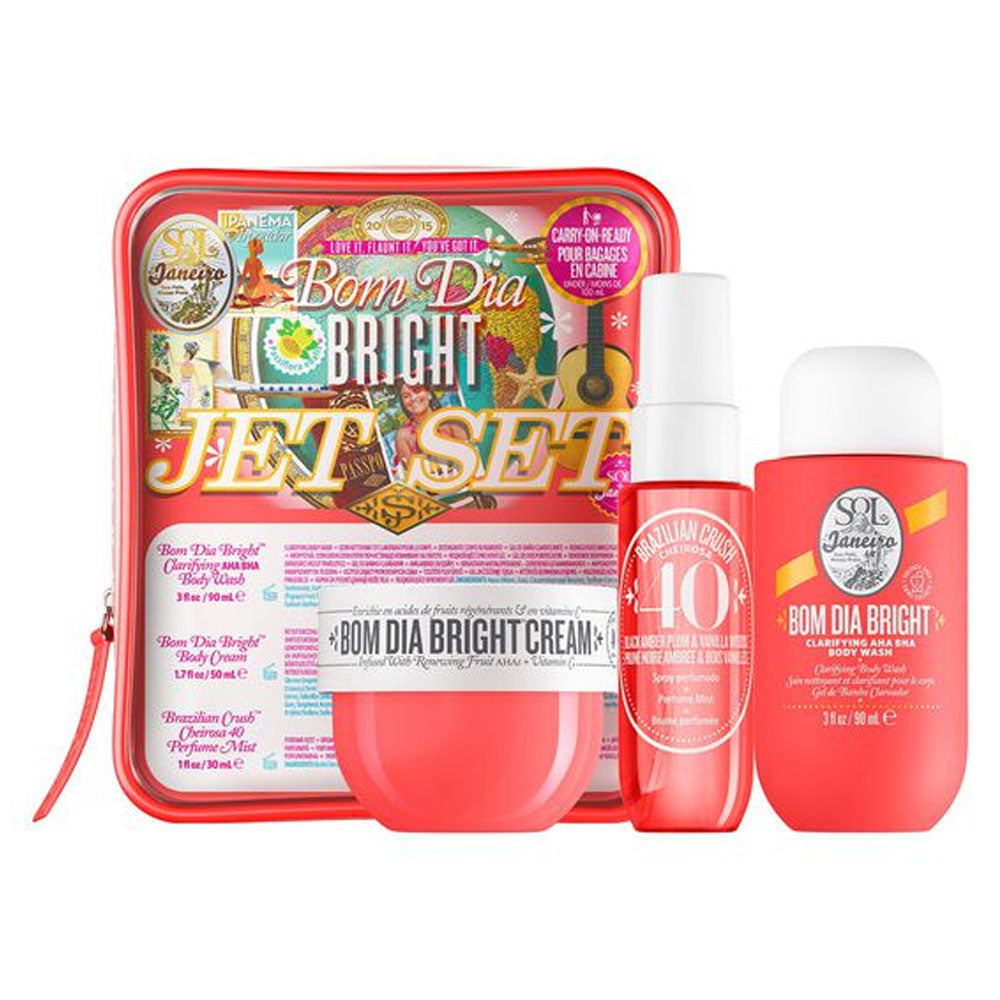 Sol de Janeiro Bom Dia Bright Jet Set with pouch