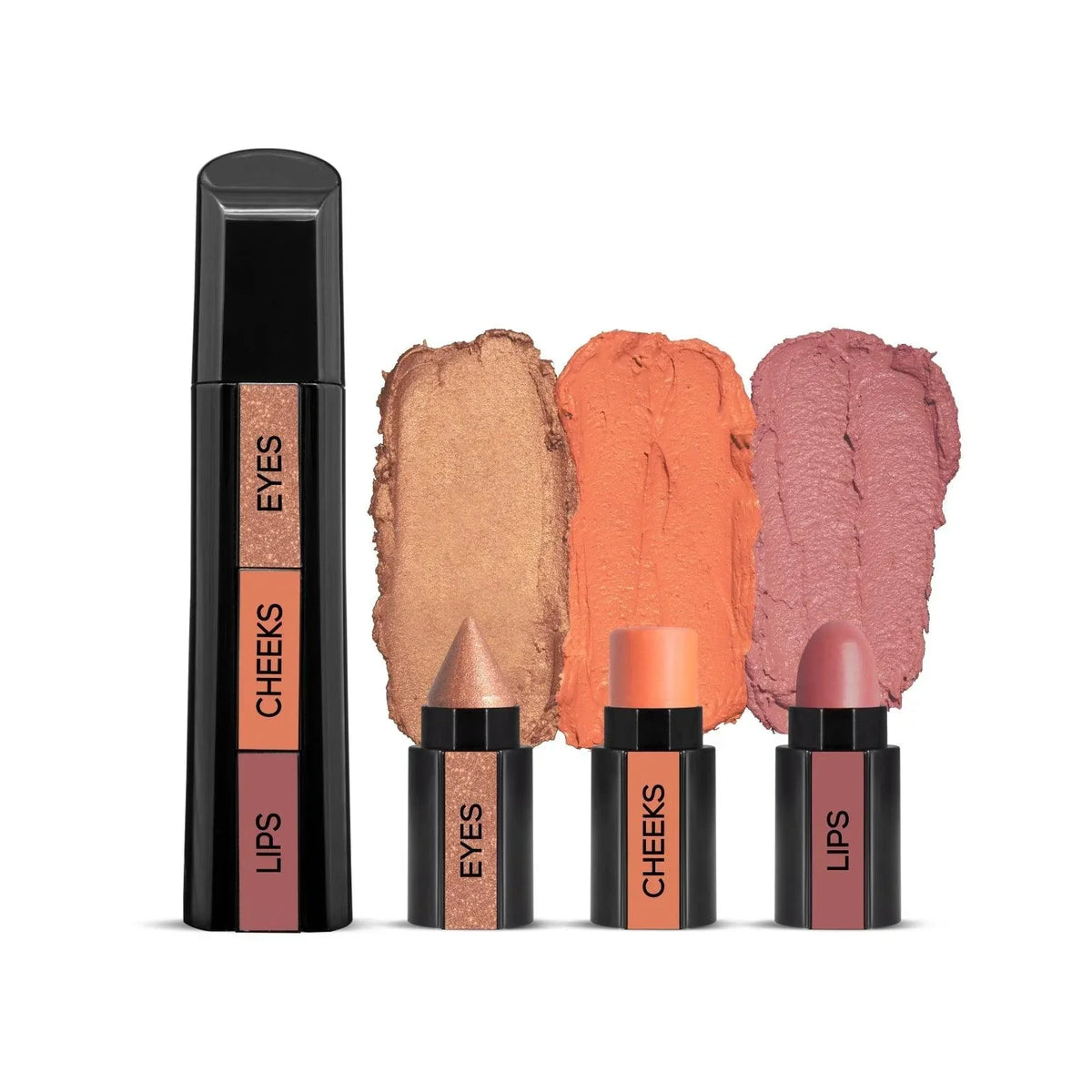 3 in 1 Makeup Stick With Eye Shadow, Blush & Lipstick - Buy Online in Pakistan at Cosmia.pk