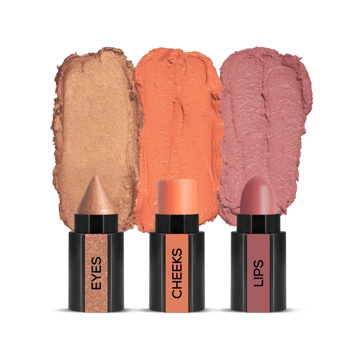3 in 1 Makeup Stick With Eye Shadow, Blush & Lipstick - Buy Online in Pakistan at Cosmia.pk