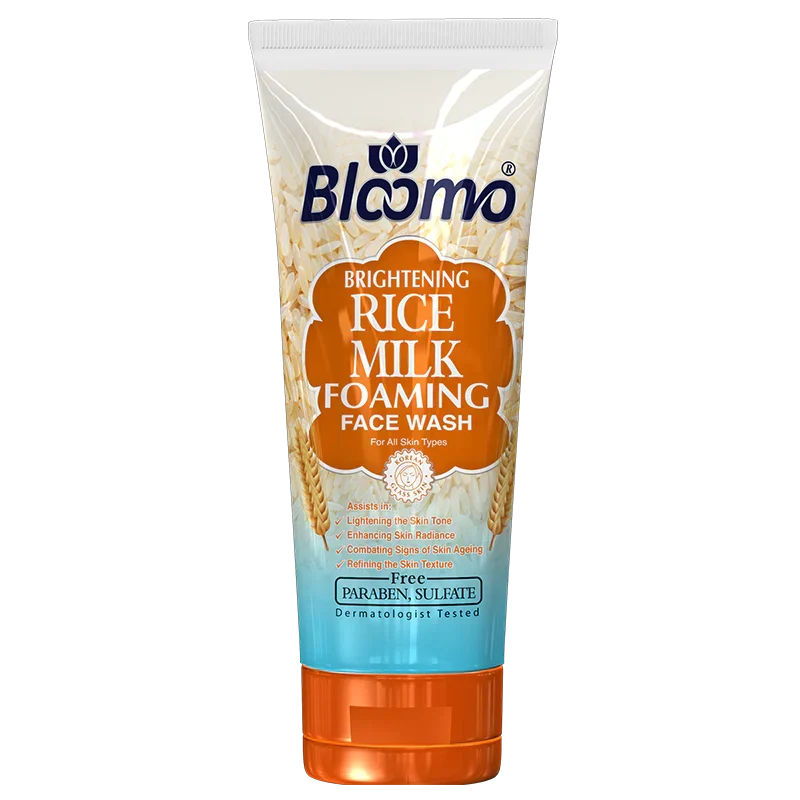 Bloomo Rice Milk Foaming Face Wash - Buy Online in Pakistan at Cosmia.pk