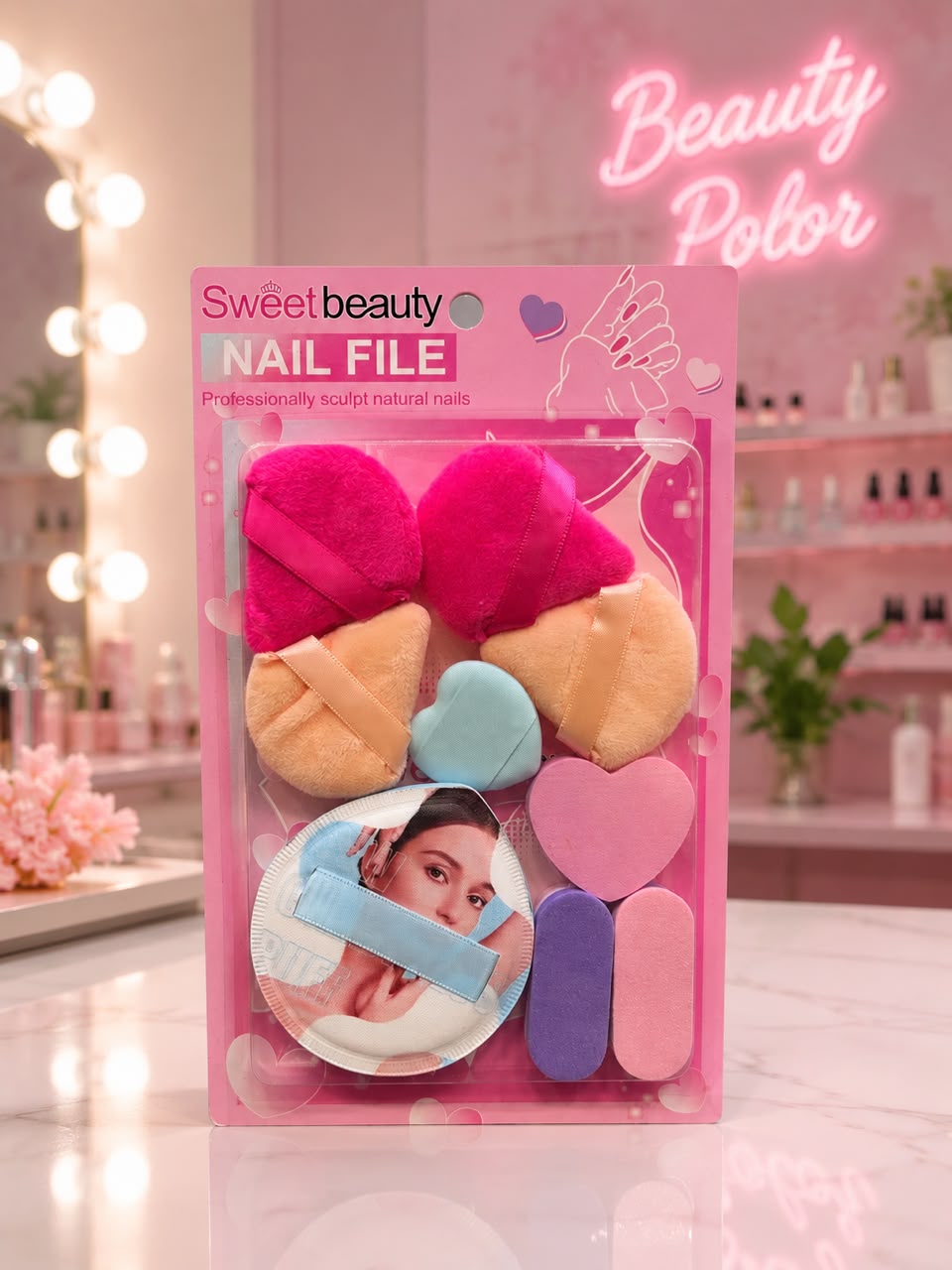 Sweet Beauty 9-in-1 Makeup Puff Set - Buy Online in Pakistan at Cosmia.pk