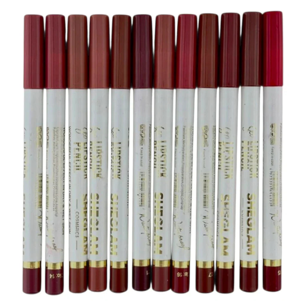 Sheglam Waterproof Lipstick Pencil - Pack of 12 - Buy Online in Pakistan at Cosmia.pk