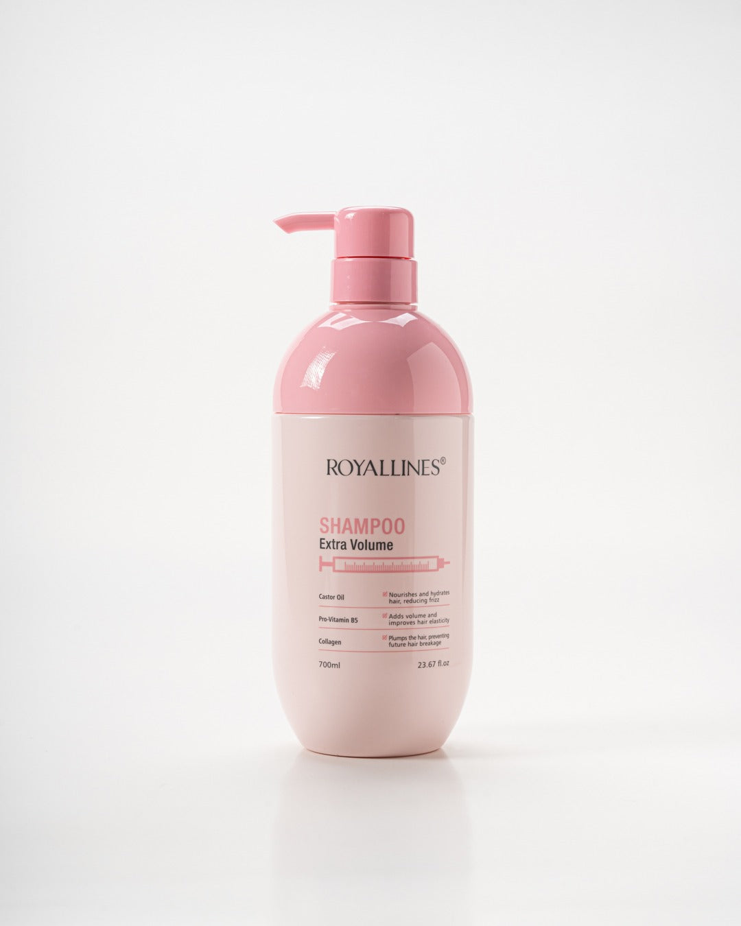 ROYALLINES Pro-Vitamin B5 & Castor Oil Extra Volume Shampoo (700ml) - Buy Online in Pakistan at Cosmia.pk